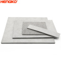 Hengko sintered powder porous metal stainless steel Bronze filter plate